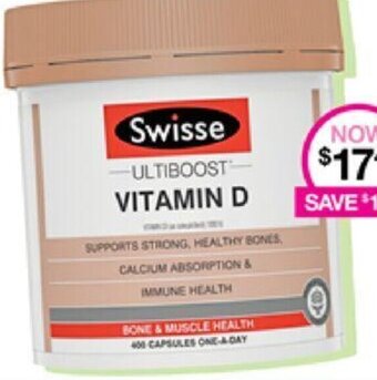 Priceline Swisse Ultiboost Vitamin D offer