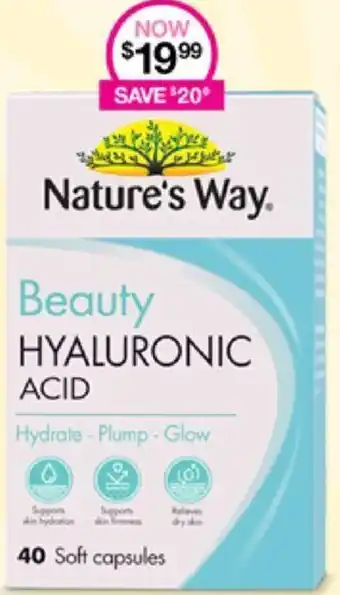 Nature's Way Beauty Hyaluronic Acid