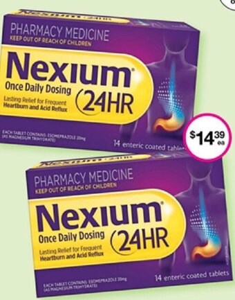 Priceline Nexium 24HR 14 Tablets offer