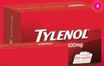 Priceline Tylenol 500mg 100 Caplets offer