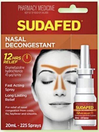 Priceline Sudafed Nasal Decongestant 20ml offer