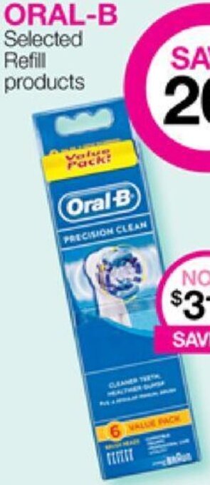 Priceline Oral-B Selected Refill Products offer