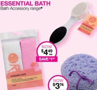 Priceline Essential Bath Bath Accessory Range offer