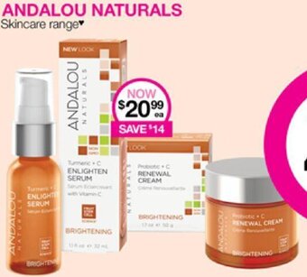 Andalou Naturals Skincare Range