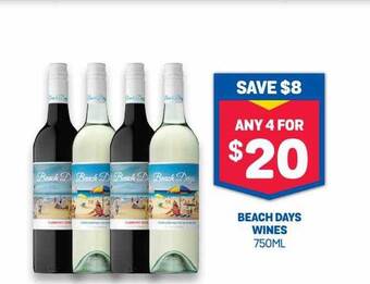 Beach days wines 750ml
