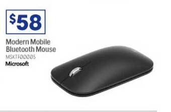 Officeworks Microsoft modern mobile bluetooth mouse offer