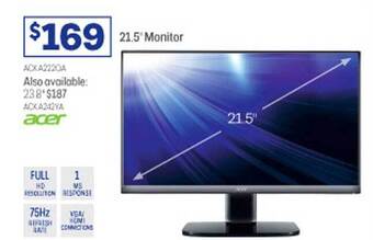 Officeworks Acer 21.5 offer