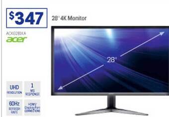 Officeworks Acer 28 offer