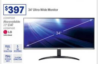 Officeworks Lg 34 offer