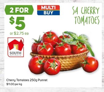 Foodland Cherry Tomatoes 250g Punnet offer