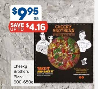 Cheeky Brothers Pizza 600-650g