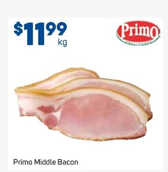 Foodland Primo Middle Bacon offer