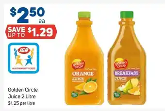 Foodland Golden Circle Juice 2 Litre offer