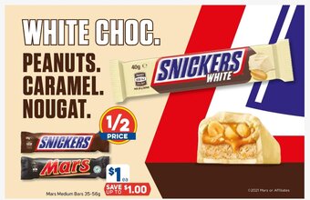 Foodland Mars Medium Bars 35-56g offer