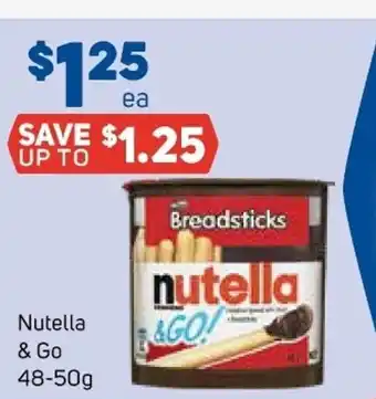 Foodland Nutella & Go 48-50g offer