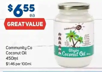 Foodland Community Co. Coconut Oil 450ml offer