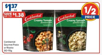 Foodland Continental Gourmet Pasta or Risotto 90-115g offer