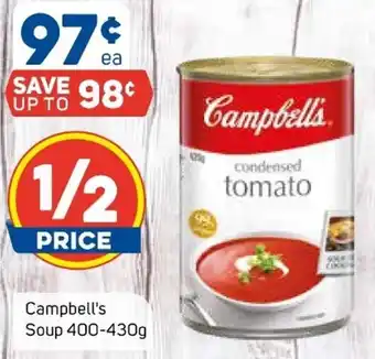 Foodland Campbells's Soup 400-430g offer