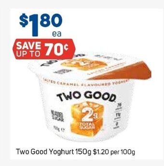Foodland Two Good Yoghurt 150g offer