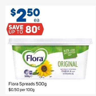 Foodland Flora Spreads 500g offer