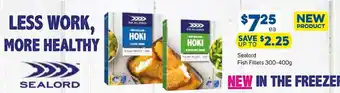Sealord Fish Fillets 300-400g