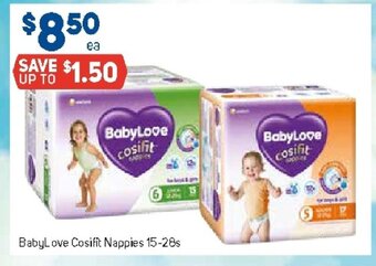Foodland BabyLove Cosifit Nappies 15-28s offer