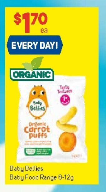 Foodland Baby Bellies Baby Food Range 8-12g offer