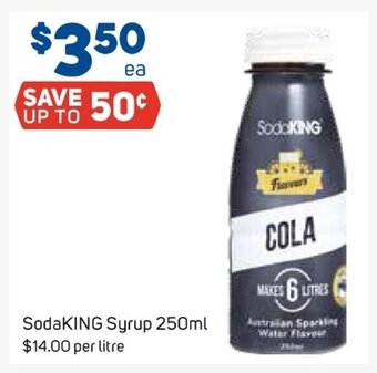 Foodland SodaKING Syrup 250ml offer