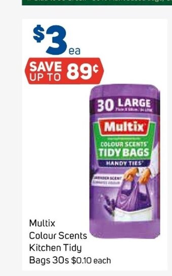 Foodland Multix Colour Scents Kitchen Tidy Bags 30s offer