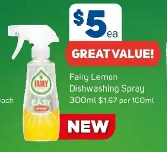 Foodland Fairy Lemon Dishwashing Spray 300ml offer