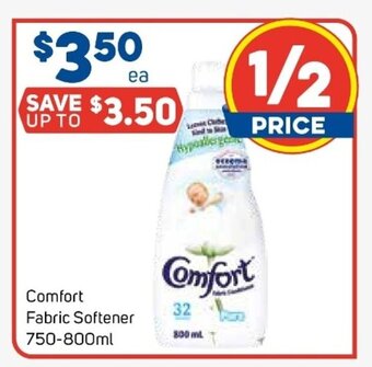 Foodland Comfort Fabric Softener 750-800ml offer