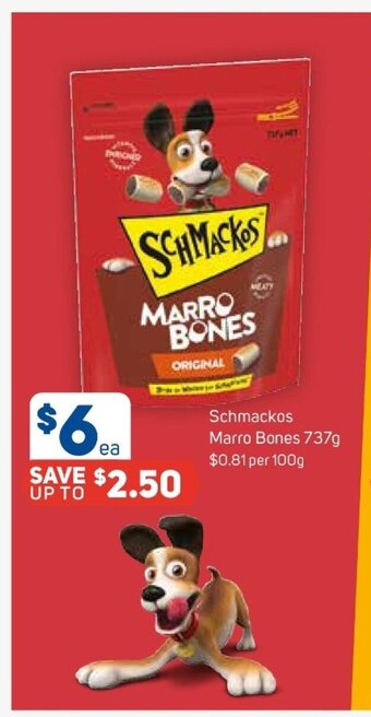 Foodland Schmackos Marro Bones 737g offer