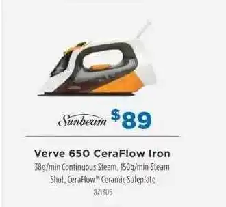 Betta Verve 650 ceraflow iron offer
