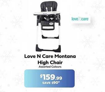 Baby Kingdom Love n care montana high chair offer