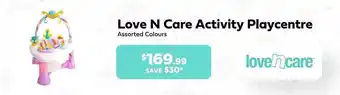 Baby Kingdom Love n care activity playcentre offer