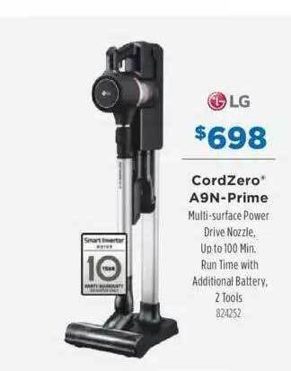 Betta Lg cordzero® a9n-prime offer