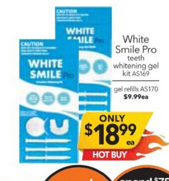 Cheap as Chips White Smile Pro Teeth Whitening Gel Kit - AS169 offer