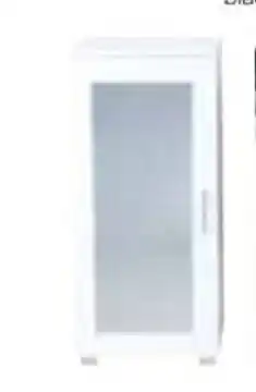 Cheap as Chips OPAQUE - Front Cupboards Black or White Finish low Single 87x39x40cm offer