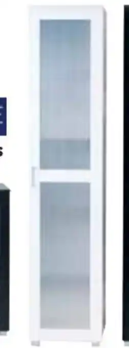 Cheap as Chips OPAQUE - Front Cupboards Black or White Finish Tall Single 184x39x40cm offer