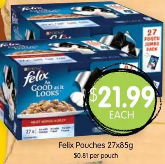 Spudshed Felix Pouches 27x85g offer