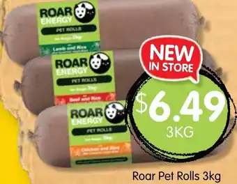 Spudshed Roar Pet Rolls 3kg offer
