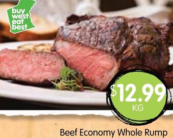 Spudshed Beef Economy Whole Rump offer