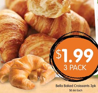 Spudshed Bella Baked Croissants 3pk offer
