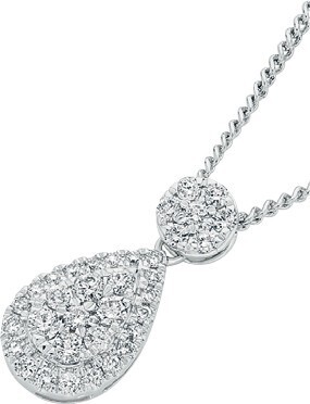 Angus & Coote 9ct white gold diamond earrings offer