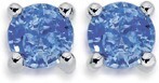 Angus & Coote 9ct white gold natural ceylon sapphire stud earrings offer