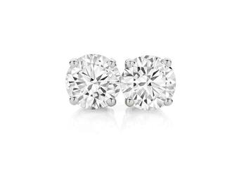 Angus & Coote 18ct gold diamond stud earrings offer