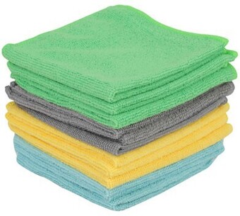 Coles Bulk microfibre cloths 12 pack offer