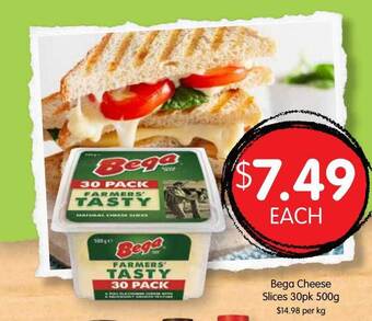 Spudshed Bega cheese slices offer