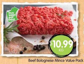 Spudshed Beef bolognese mince value pack offer