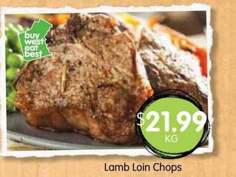 Lamb loin chops